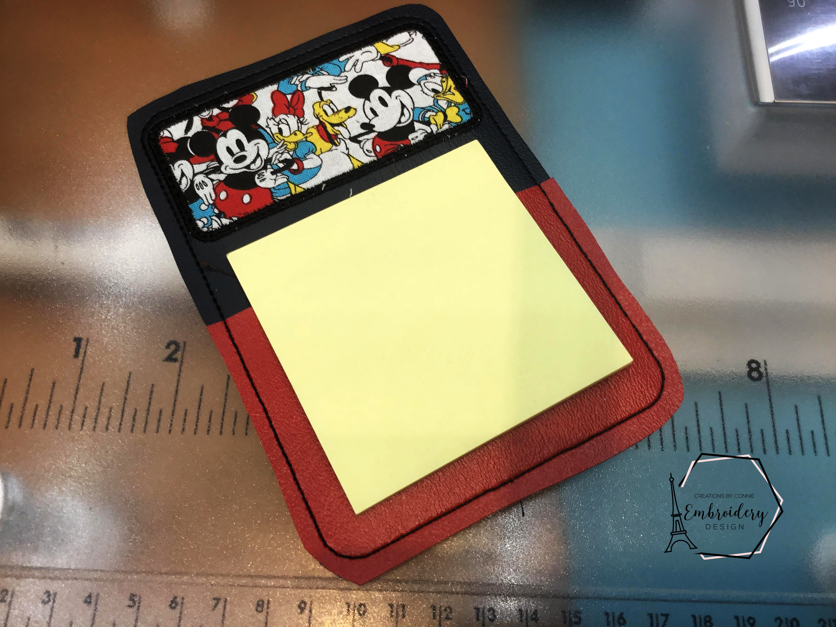 Retangle Note Pad Rectangle Applique Note Pad Holder Embroidery Design -202200